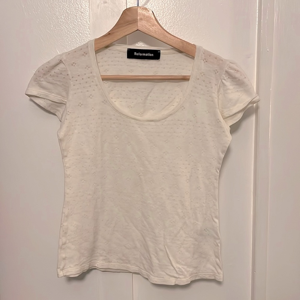 Reformation summer shirt